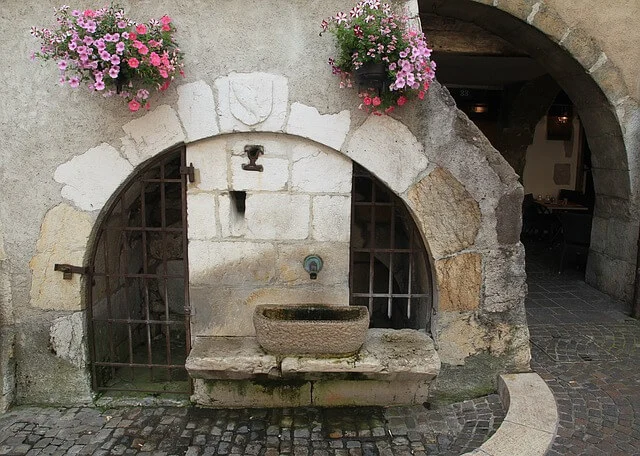 Streets in Annecy, France