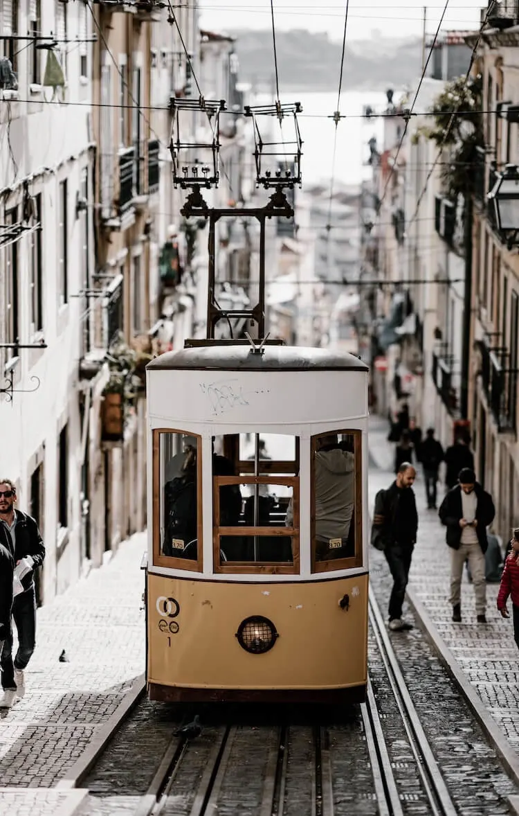 Tram in Lisbon