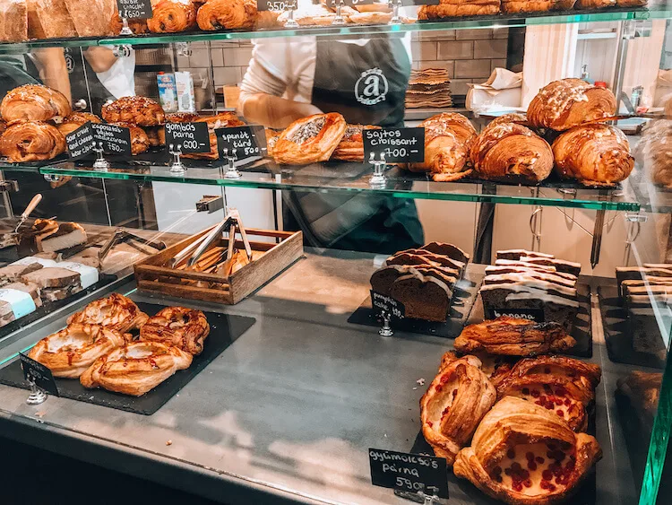 Aran Bakery baked goods - Top restaurants in Budapest