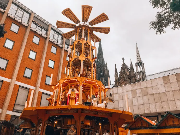 Christmas pyramid in Cologne