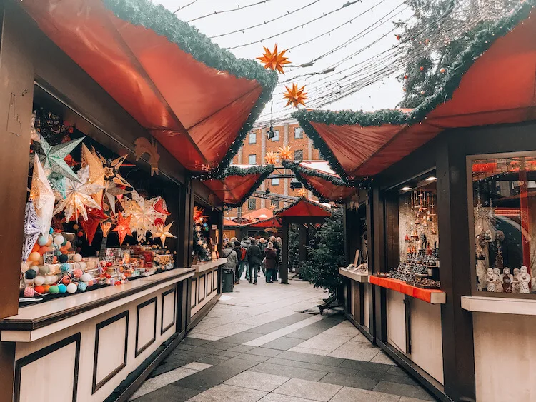 Cologne Cathedral Christmas Market artisan craft stands