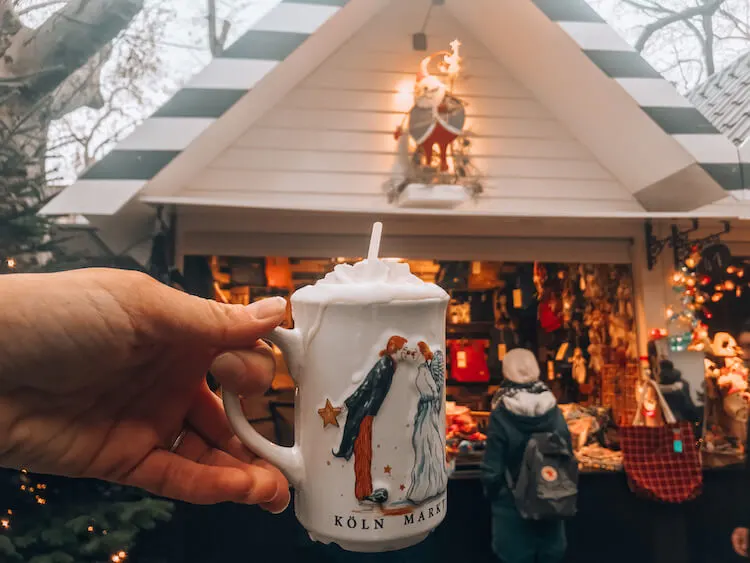 Egg nog at the Cologne Christmas Market