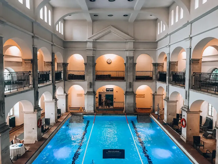 Lap pool at Rudas Baths