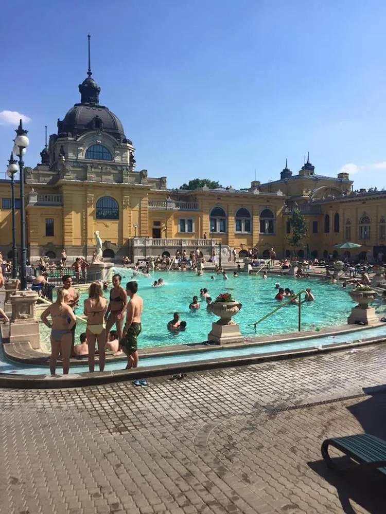 Szecheyni Baths in Budapest