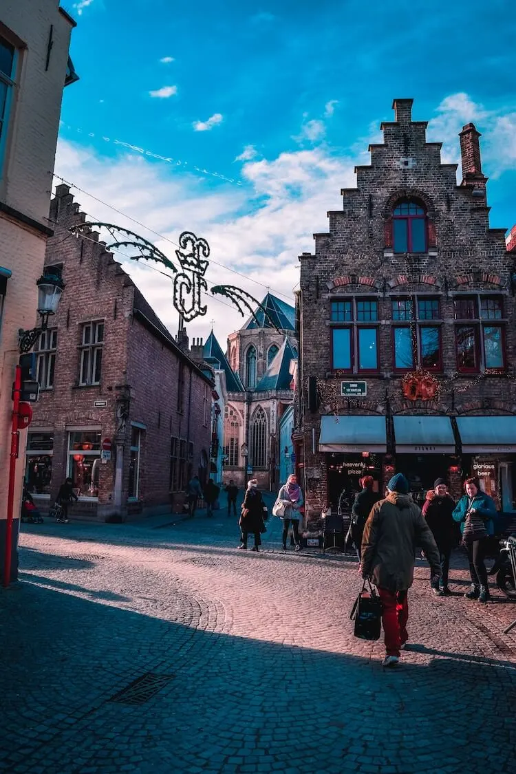 Things to do in Bruges Belgium-Side streets of Bruges