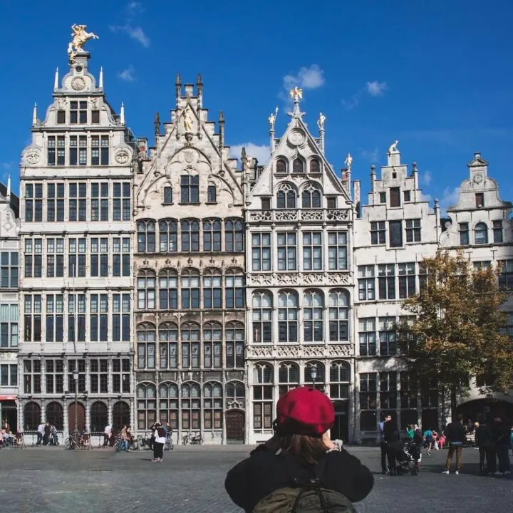 Woman Taking Photo in Antwerp Belgium | Things to do in Antwerp | Antwerp in 2 Days