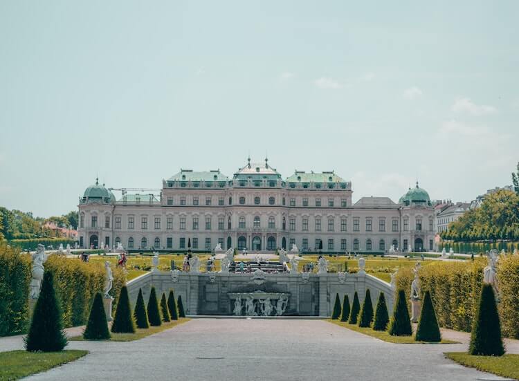 Schonbrunn Palace in Vienna, Austria During a Vienna Itinerary 2 Days