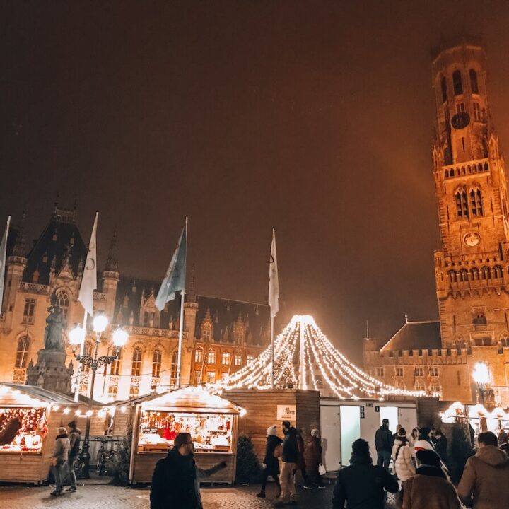 A Day Trip to Bruges, Belgium- Bruges at night