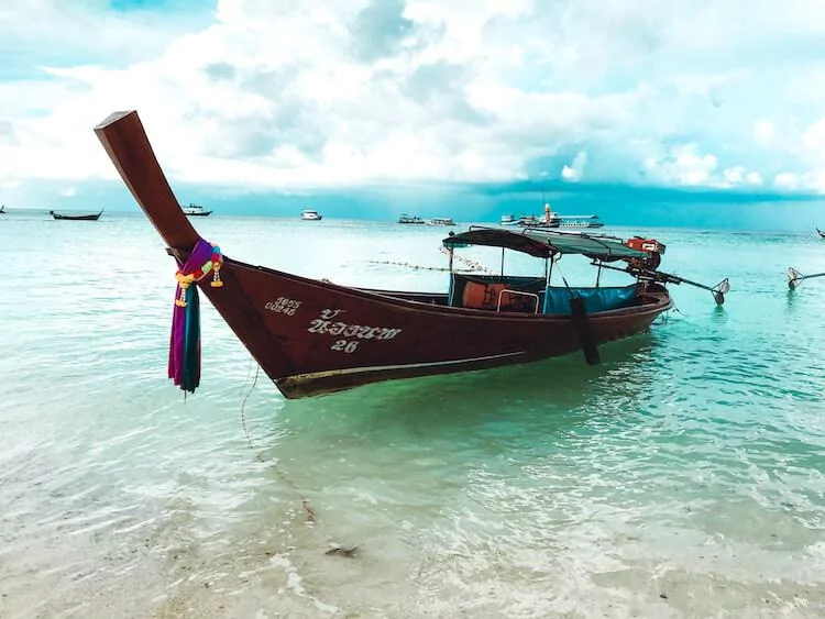 Boat on Koh Lipe in Thailand