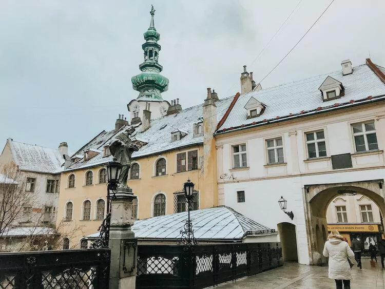 Entrance to the Old City During 1 Day in Bratislava