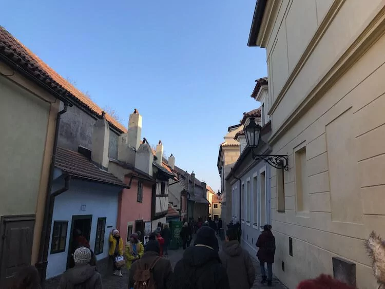 Golden Road at Prague Castle