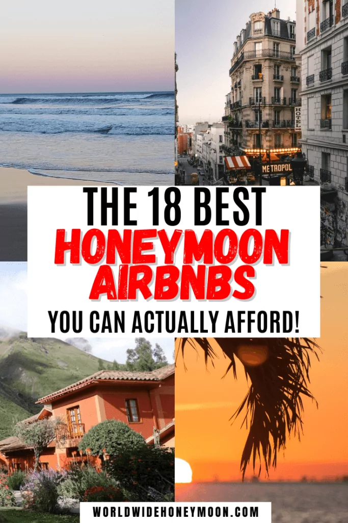 These are the 18 best Honeymoon Airbnbs You Can Actually Afford | Honeymoon Airbnb United States | Best Honeymoon Airbnb US | Best Honeymoon Airbnb | Airbnb Honeymoon USA | Maldives Airbnb | Paris Airbnb | Hawaii Airbnb | Santorini Airbnb | Thailand Airbnb | Bali Airbnb | Italy Airbnb | Amalfi Coast Airbnb | Cotswolds Airbnb | South Africa Airbnb | Aruba Airbnb | Phuket Airbnb | Tokyo Airbnb | Romantic Airbnb | Budget Honeymoon