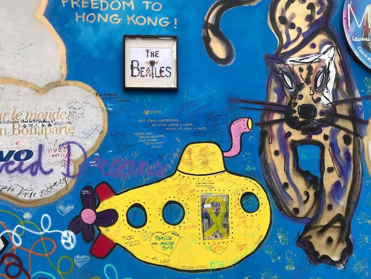 Murals on the Lennon Wall - Best Places to Visit in Prague in 2 Days