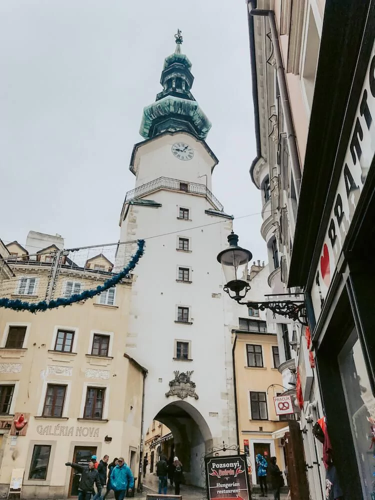 St. Michael's Gate During Bratislava in One Day