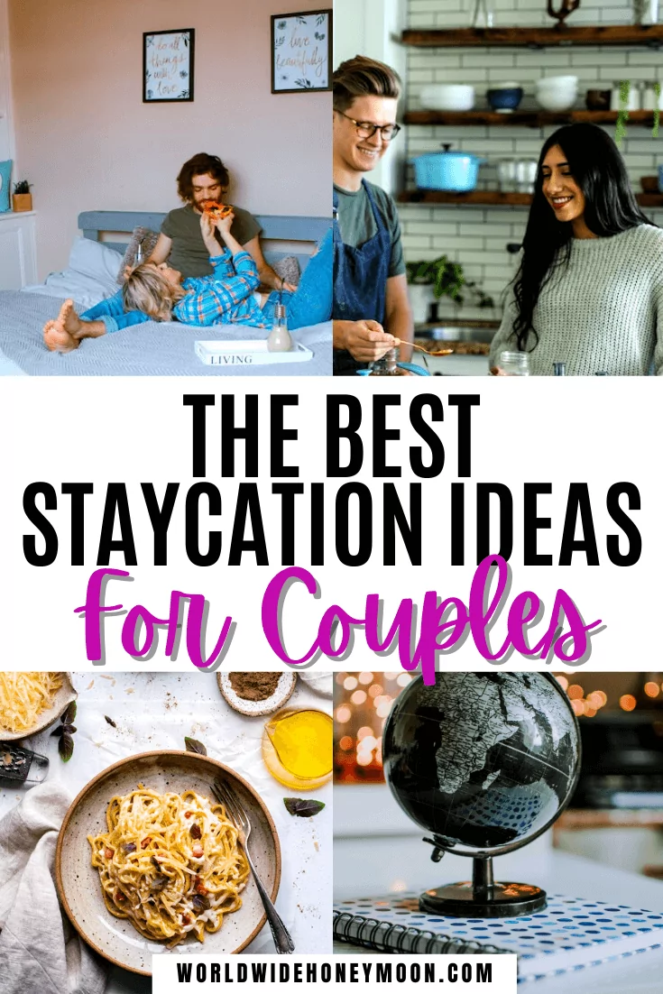 These are the best romantic weekend staycation ideas | Staycation Ideas | Staycation Ideas for Couples | Staycations | Travel While at Home | Can't Wait to Travel | Staycation Ideas for Couples at Home | Can't Afford to Travel | Can’t Travel | Date Night Ideas | Date Night Dinner Recipes | Date Night Ideas at Home | Date Night Themes Couples | Travel at Home Date 