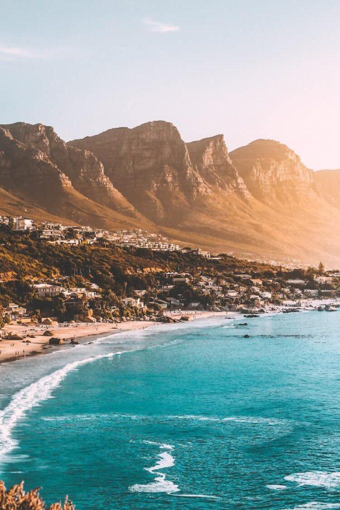 Cape Town around sunset, South Africa