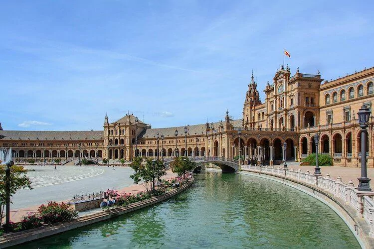 Plaza de Espana in Seville, Spain