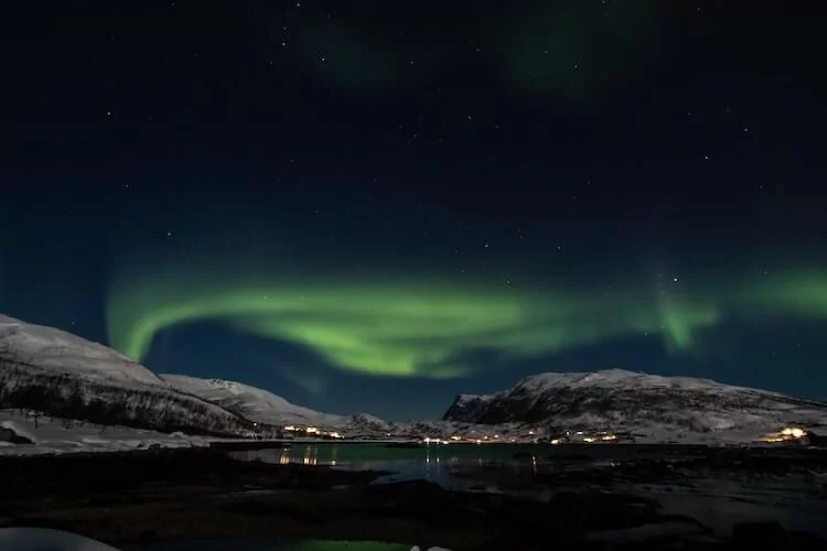 Tromso, Norway with northern lights