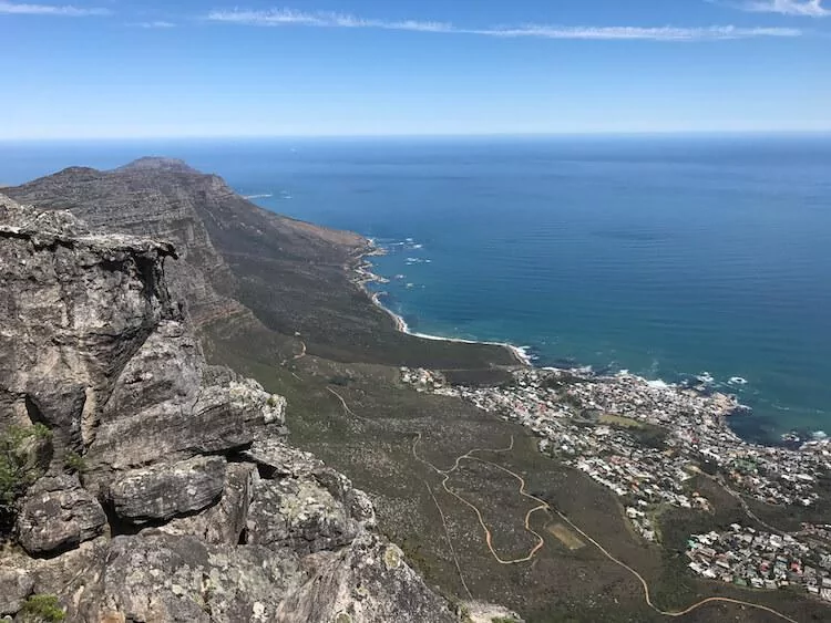 Views of the Cape from Table Mountain