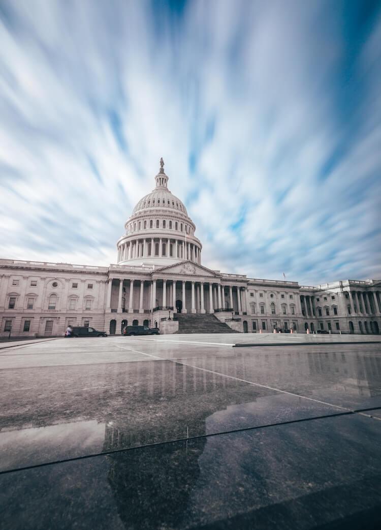 Capitol Building in DC-3 dagen in Washington DC