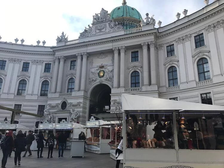 Christmas Market in front of The Hofburg