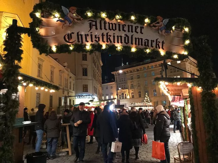 Freyung Altwiener Christkindlemarkt in Vienna