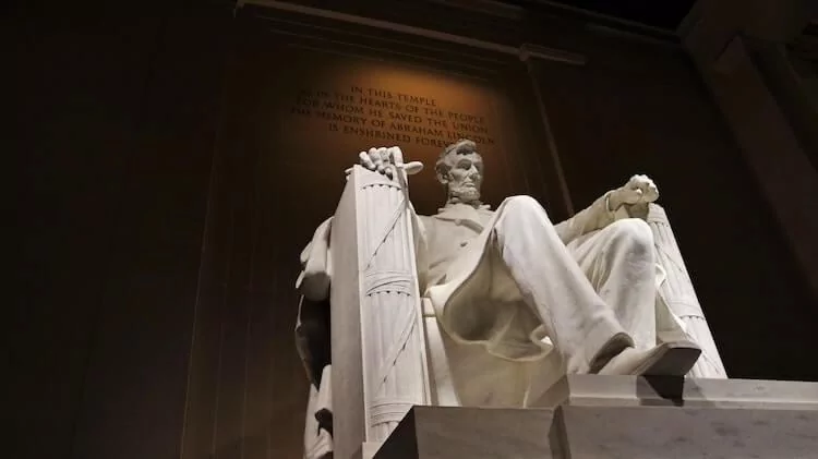 Lincoln Memorial statue in Washington, DC- Things to do in DC in 3 Days