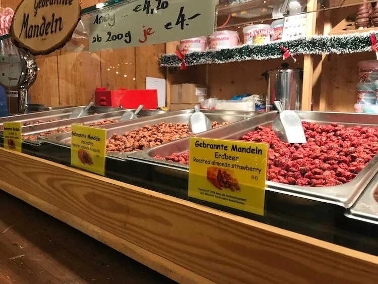 Roasted almonds at the Vienna Christmas Markets