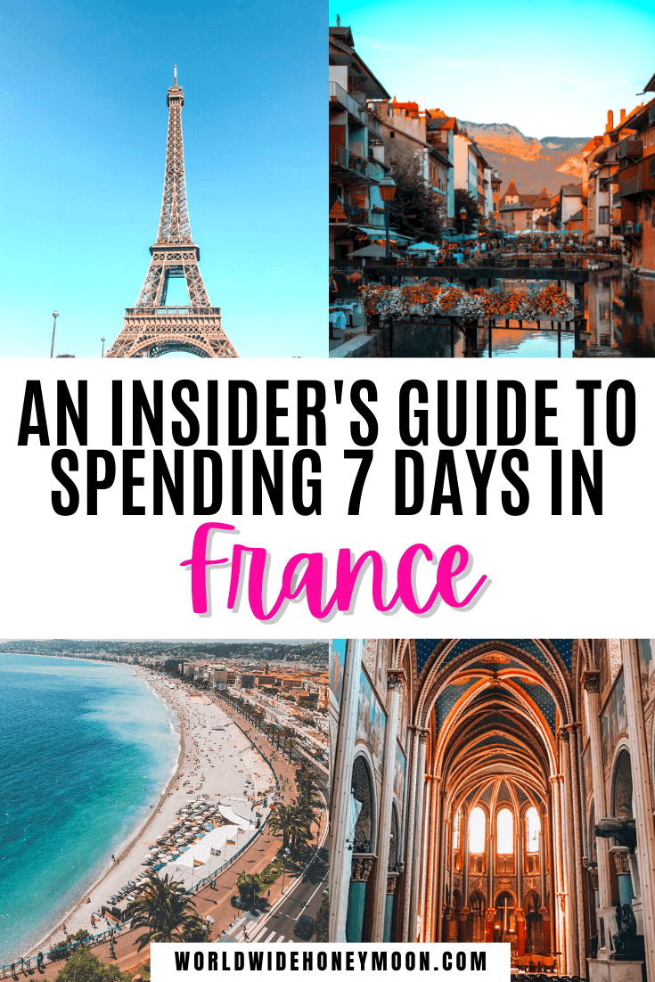 france travel itinerary 8 days