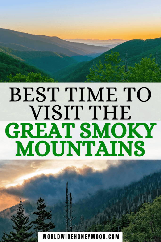 This is the best time to visit the Smoky Mountains | Best Time to Visit Great Smoky Mountains | Visit Smoky Mountains | When to Visit National Parks | Smoky Mountains Tennessee | Smoky Mountains Vacation | Smoky Mountains Hiking | Great Smoky Mountains National Park in Fall | Great Smoky Mountains National Park in Spring | Smoky Mountains in Summer | Smoky Mountains in Winter | Best Time to Visit Gatlinburg | Best Time to Visit Pigeon Forge | US Destinations | North America Destinations