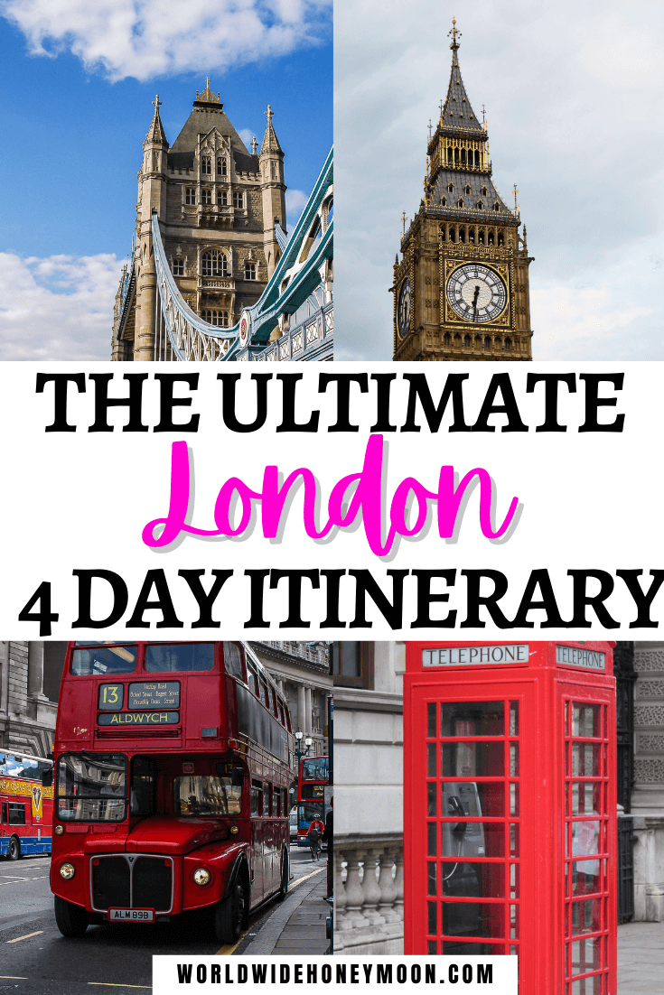 This is the ultimate 4 days in London itinerary | London Travel | London Itinerary | London Travel Photos | London Travel Places | Things to do in London England | 4 Days in London Packing | London Itinerary First Time | London Travel Guide | London Travel Tips | Europe Destinations | Travel Ideas | UK Destinations | London 4 Days | London 4 Day Itinerary | London in 4 Days Travel Guide