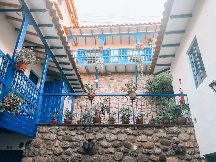 Rumi Wasi Courtyard - Where to Stay in Cusco