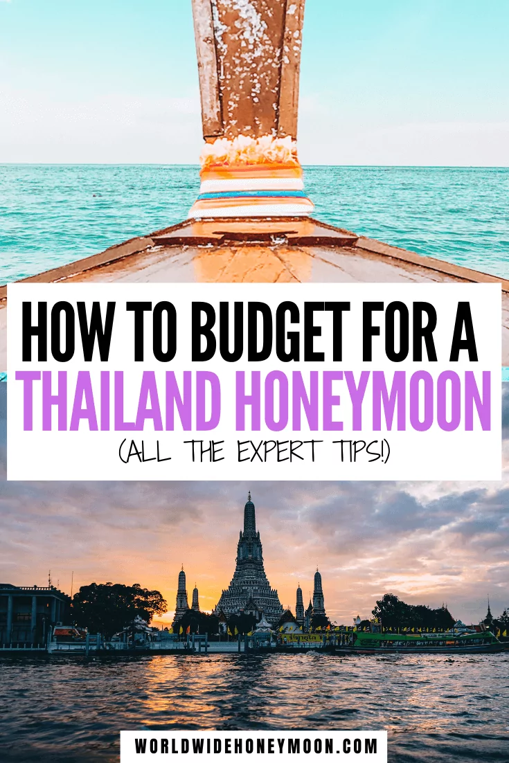 This is the ultimate Thailand Honeymoon Budget | Honeymoon in Thailand Budget | Thailand Budget | Thailand Food Budget | Thailand on a Budget | Budget for Thailand | Couple Travel Budget #couplestravel #thailandhoneymoon #budgettravel #thailand #thailandbudget