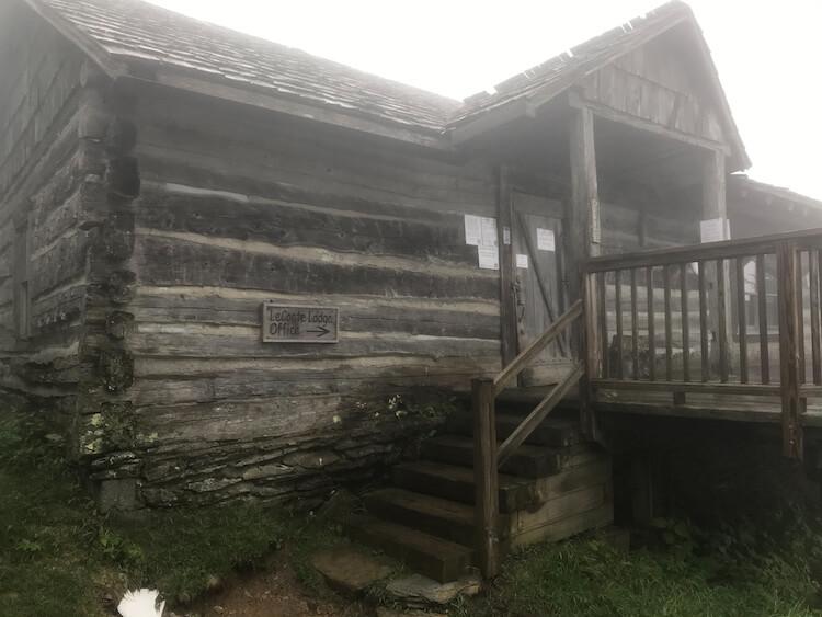 LeConte Lodge Office at the top of Mount LeConte