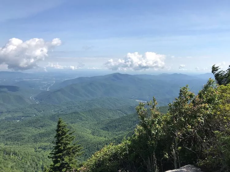 Mountain Ridges from the Mount Cammerer Trail