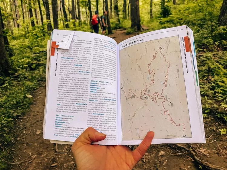 Using Moon Travel Guide to get to Baskin Creek Falls