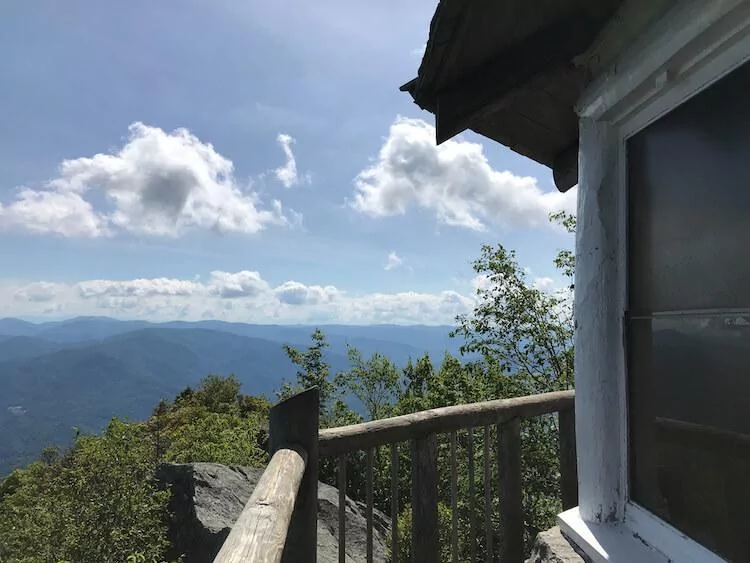 Views from the Mount Cammerer Lookout Tower