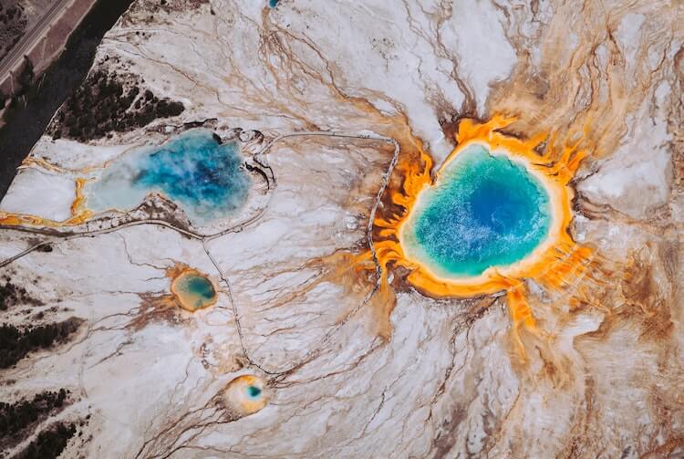 Yellowstone National Park in the USA