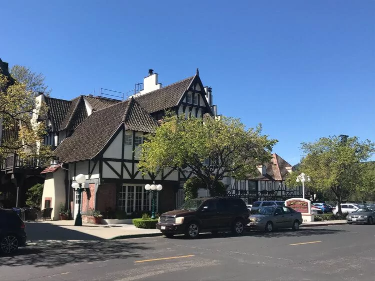 Beautiful town of Solvang, California