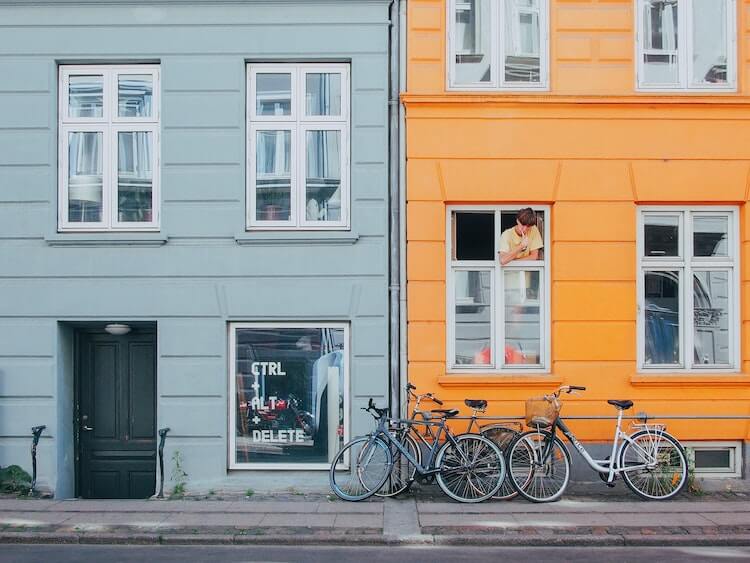 Colorful buildings of Copenhagen
