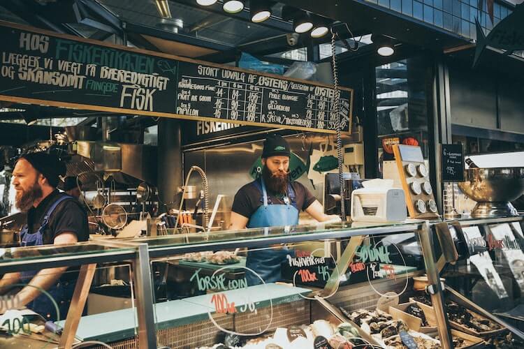 Market in Copenhagen