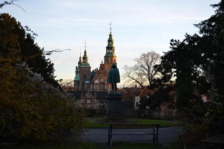 Rosenborg Castle in Copenhagen Denmark