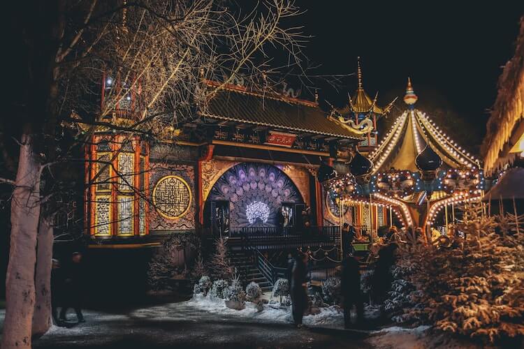 Tivoli Gardens at Night