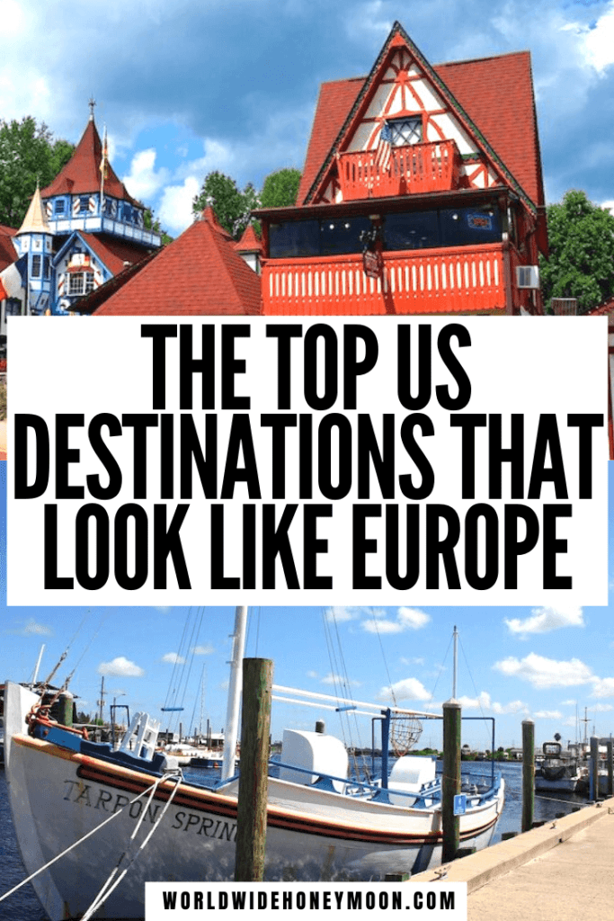 These are the most European cities in the US | European Cities in the USA | US Cities That Look Like Europe | European Cities in North America | Prettiest Cities in the US | Prettiest US Cities | Most European Cities in America | Cities in the US to Visit | US Cities to Visit | USA vs Europe #europeancitiesintheus #prettiestuscities #citiesintheus #usatravel 