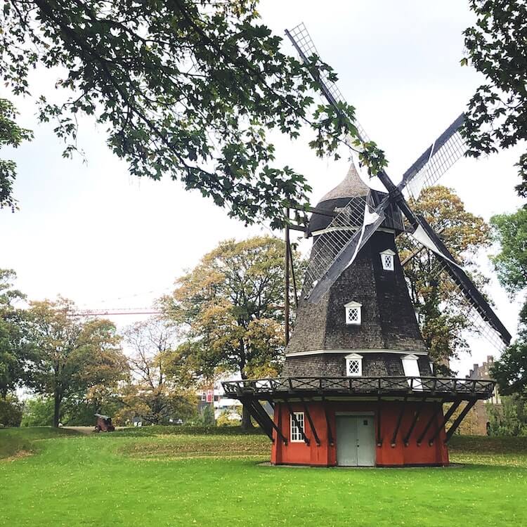 Windmill inside of the Kastellet, Copenhagen