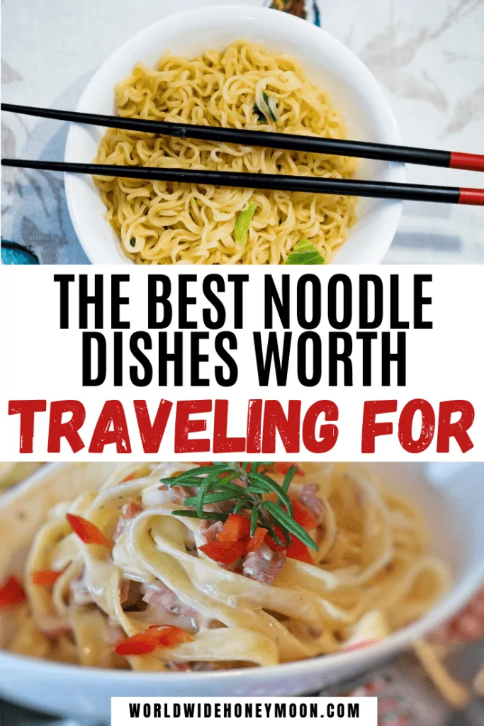 These are the best noodle dishes worth traveling for | Best Dishes in the World | Noodle Dishes | Noodle Stir Fry | Thai Food | Italian Food | Japanese Food | Vietnamese Food | Chinese Food | Cincinnati Style Chili | Khao Soi | Ramen Noodles | Dan Dan Noodles | Carbonara Pasta | German Spatzel | Hungarian Goulash | Egyptian Koshari | Koshari Egyptian Food | Best Pasta Dishes | Best Noodle Dishes in the World