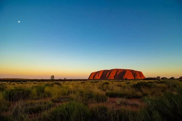 Uluru Rock in Australia - Best Honeymoon Destinations in December