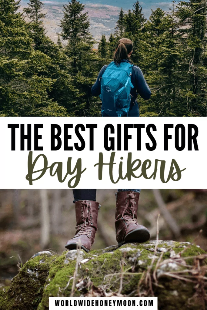 These are the best gifts for day hikers | Hiking Gifts For Him | Hiking Gifts Women | Hiking Gift Basket | Hiking Gift Ideas | Best Hiking Gifts For Men | Best Hiking Gifts For Women | Day Hike Packing List | Gifts For Hikers | Hiking Essentials Men and Women | Hiking Gift Ideas for Every Budget | Hiking Packing List and Accessories | Gift Guide