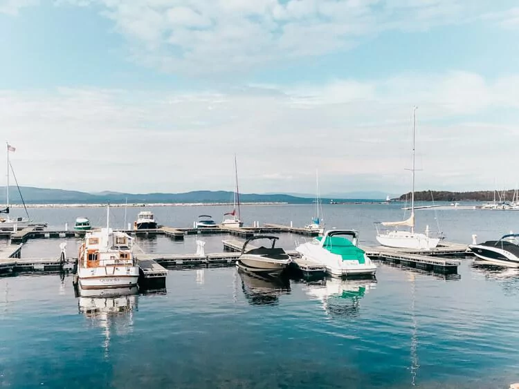 Lake Champlain in the day