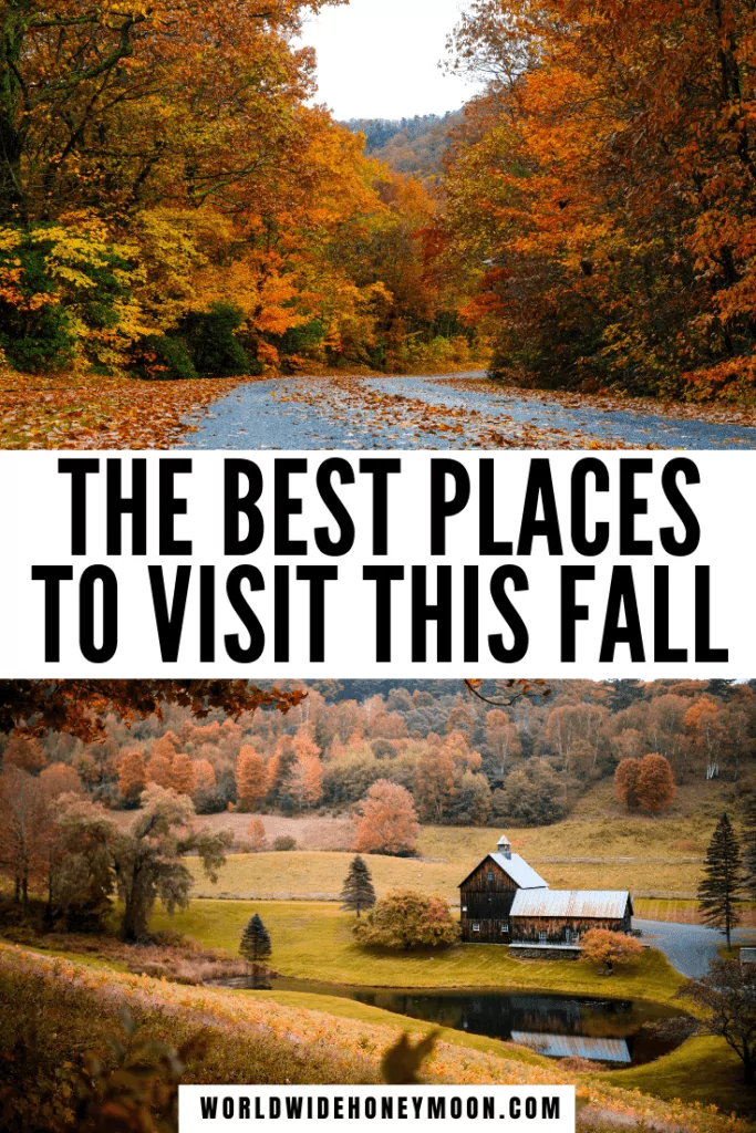 These are hands down the best US fall destinations | US Fall Travel Destinations | Best Fall Destinations in the US | Best US Destinations in the Fall | Fall Honeymoon Destinations in the US | US Honeymoon Destinations in the Fall | Fall Getaways US States | Fall Getaways East Coast | Autumn Weekend Getaway | Fall Travel Destinations USA | Best Fall Road Trips | Fall Destinations USA | October Travel Destinations US